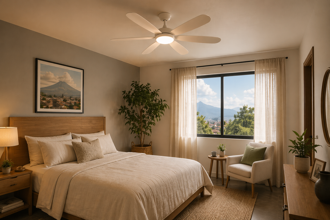 Ventilador de techo con luz: la solución práctica para el calor en casa