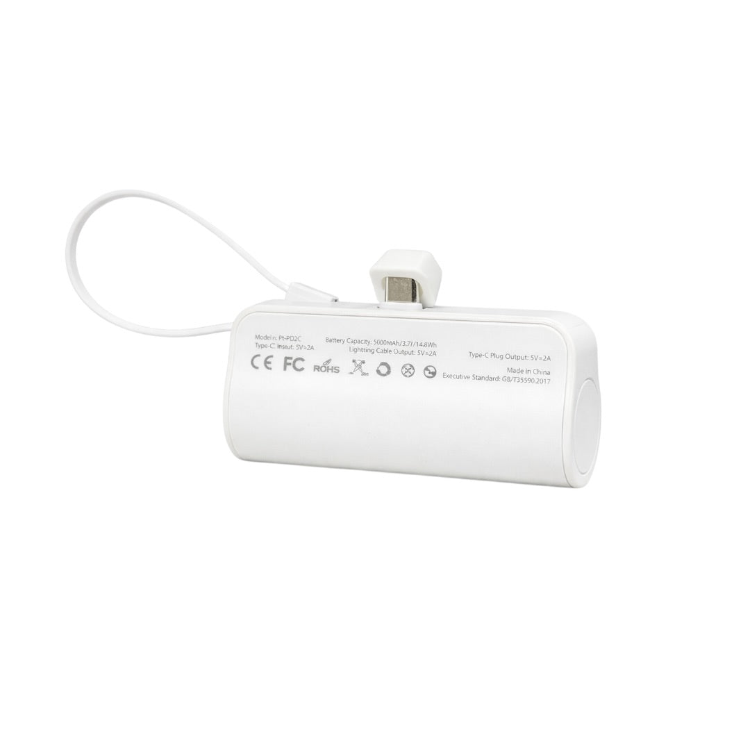 Mini Power Bank Otu 5000mAh PB-02C C/Lightning