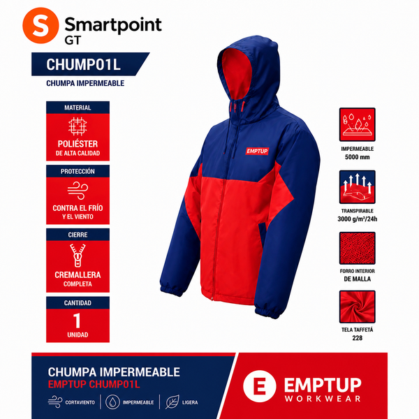 Chumpa Impermeable EMTOP EJCT01L XXL