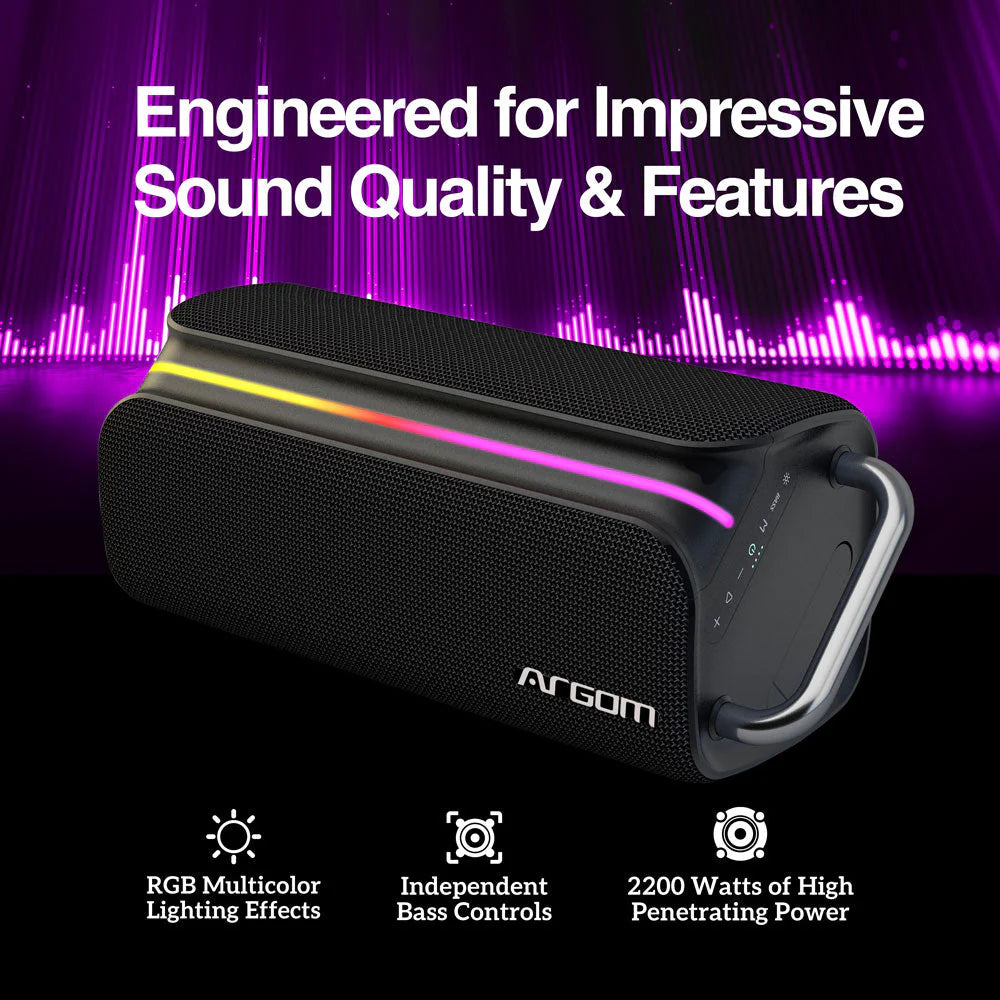 Bocina Bluetooth Ambience 66 ARG-SP-3366BK