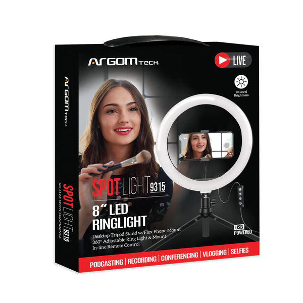 Anillo de luz LED SpotLight 9315 de 8