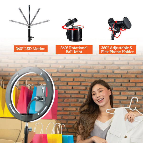 Anillo de luz LED SpotLight Pro 9320 de 10