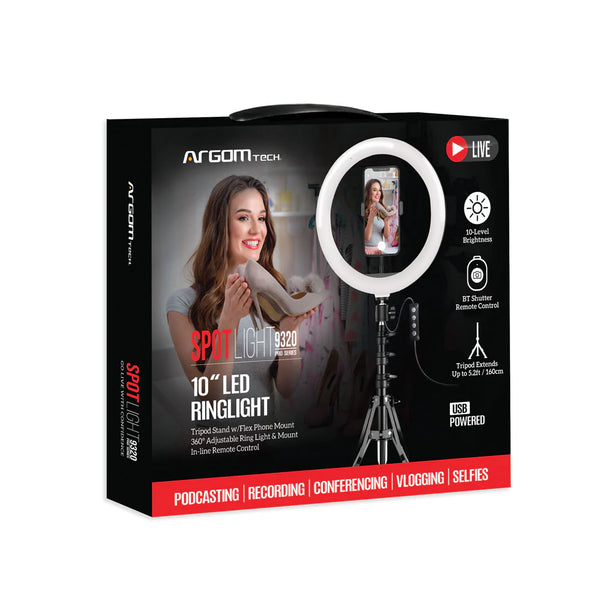 Anillo de luz LED SpotLight Pro 9320 de 10