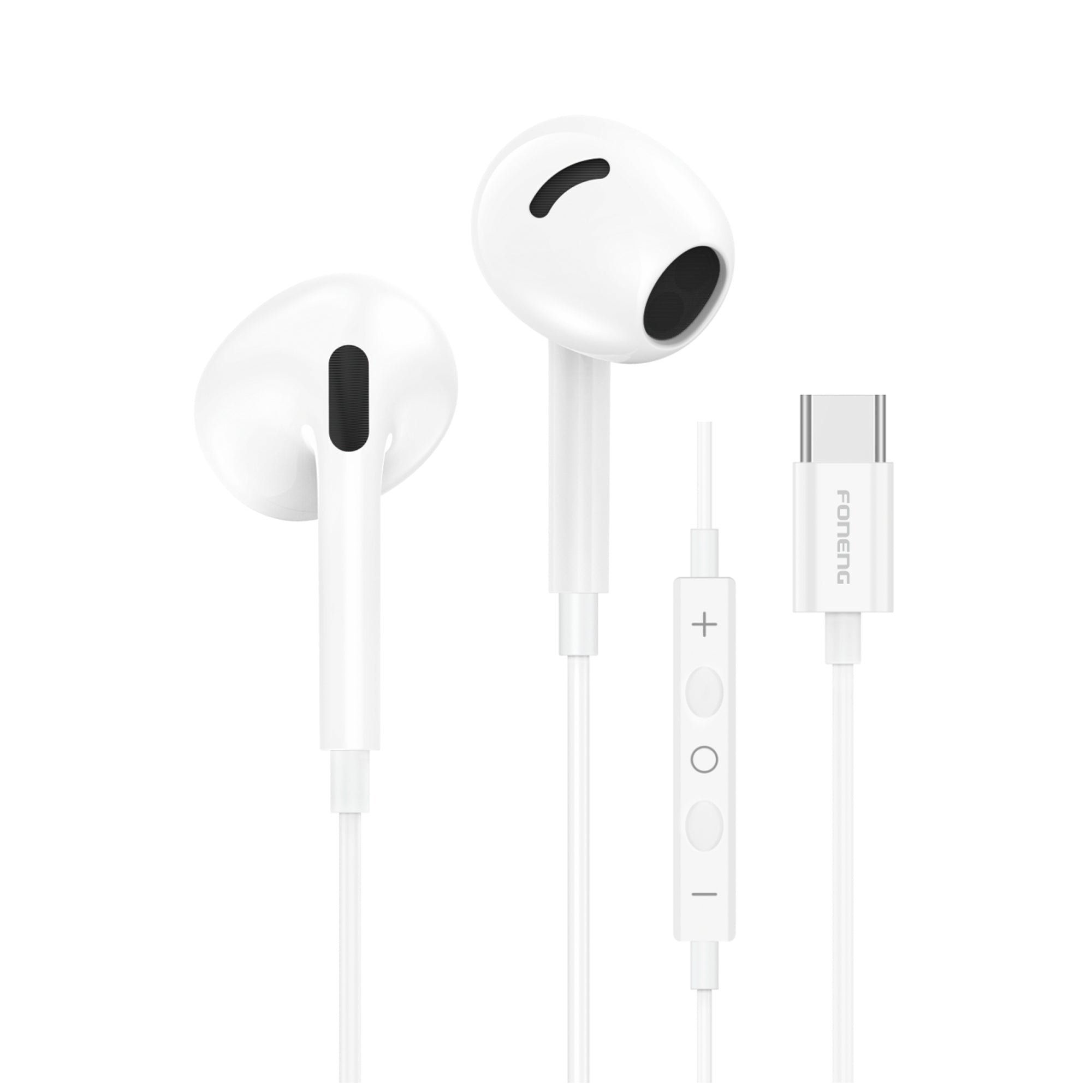 Audífonos Foneng T66 Tipo C In Ear con Micrófono HD
