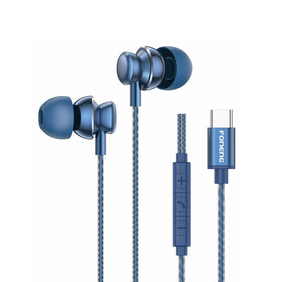 Audífonos FONENG T67 Tipo C In Ear con Micrófono HD