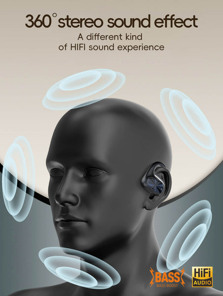 Audífonos LDNIO T07 OWS Bluetooth 5.3 con estuche 500 mAh BLK