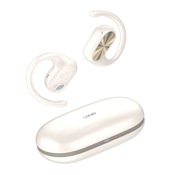 Audífonos LDNIO T07 OWS Bluetooth 5.3 con estuche 500 mAh Gold