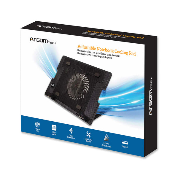 Base de enfriamiento para laptop Ventilador grande