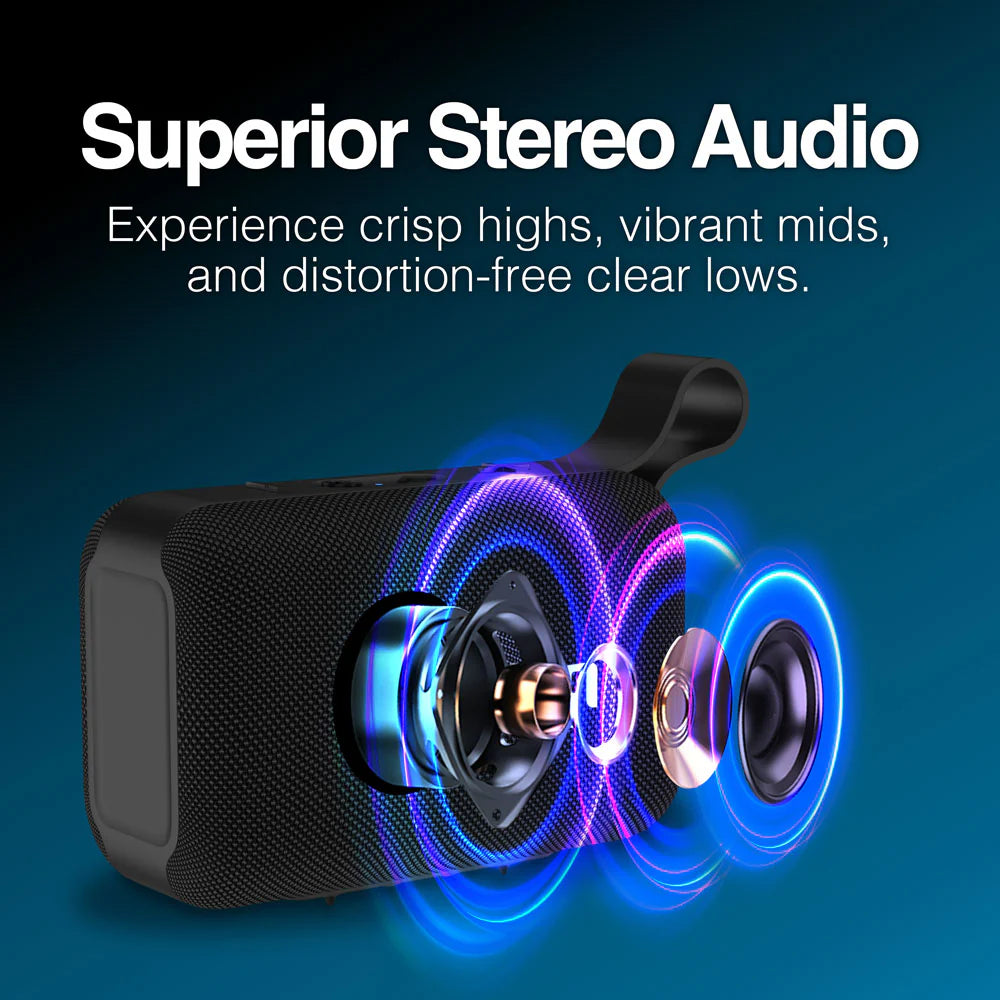 Bocina Bluetooth Boogie Link con IPX5 Black