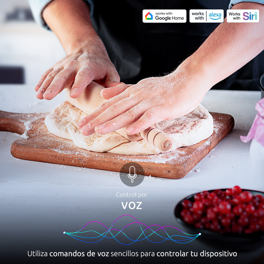 Bombilla inteligente 2pck RGB Wi-Fi Nexxt NHB-C110M