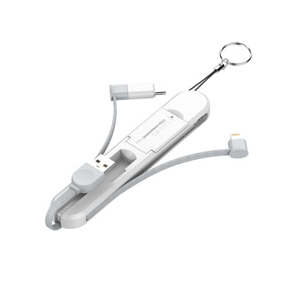 Cable 3 en 1 LDNIO LC130 con Carga Rápida 3.8A