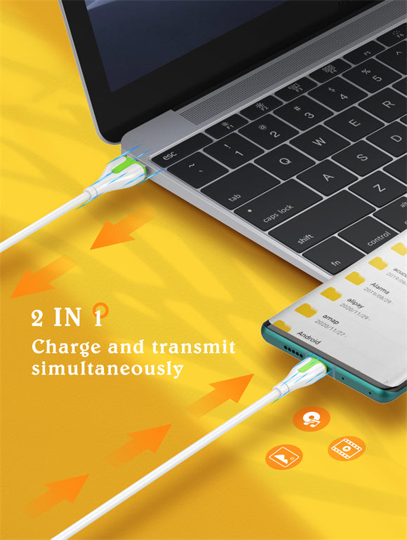 Cable LDNIO LS572 USB-A a USB-C 2.1A, 480 Mbps, PVC reforzado