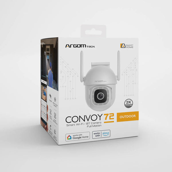 Cámara PTZ WiFi Exterior Argom Convoy 72 2K IP65 ARG-SV-8072WT