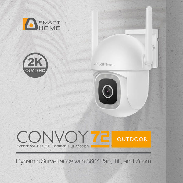 Cámara PTZ WiFi Exterior Argom Convoy 72 2K IP65 ARG-SV-8072WT
