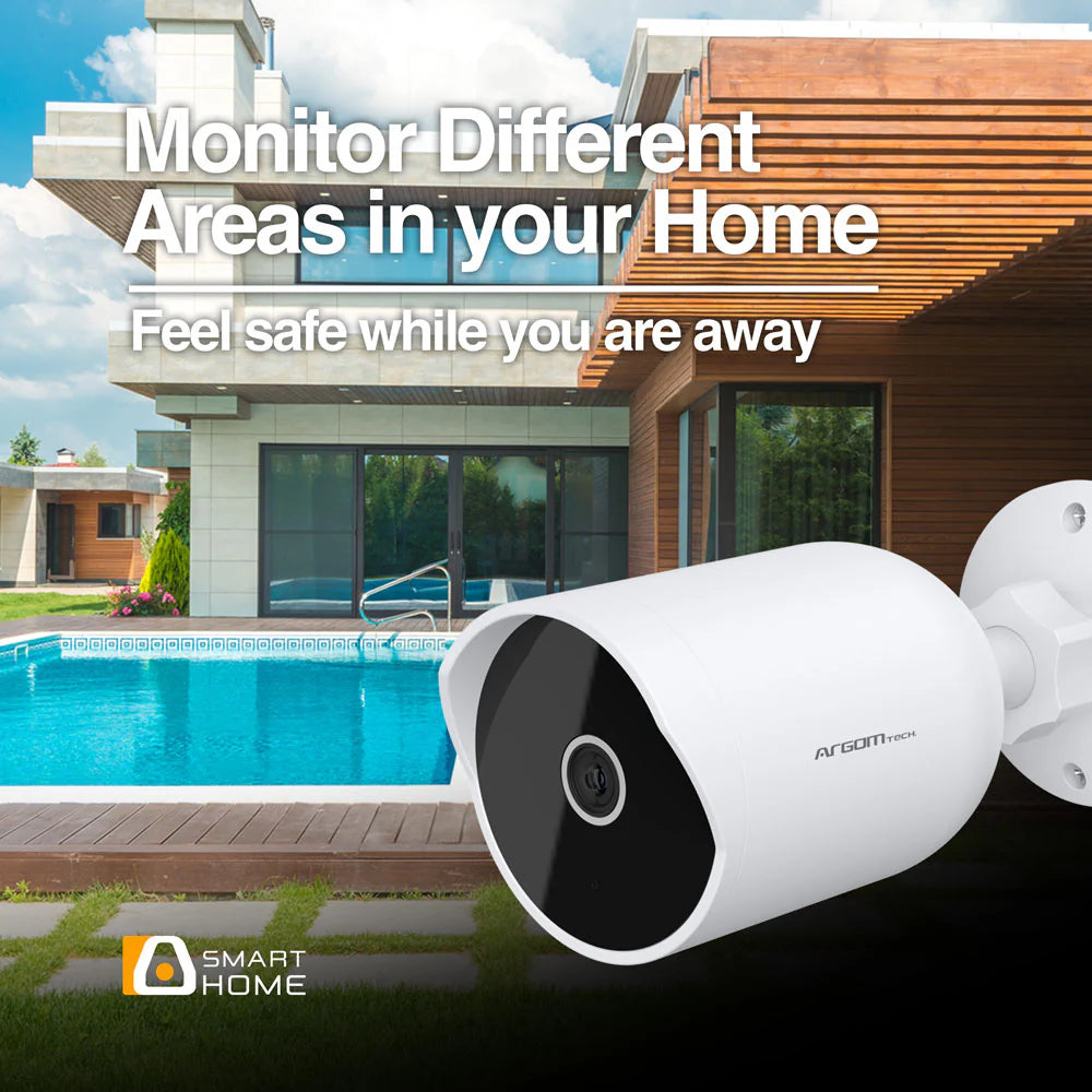 Cámara WiFi Exterior Interior Argom Convoy 70 2K QHD IP65 ARG-SV-8070WT