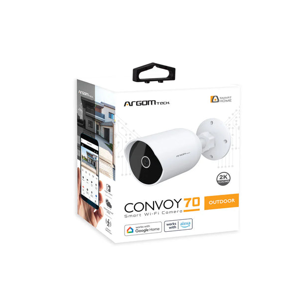 Cámara WiFi Exterior Interior Argom Convoy 70 2K QHD IP65 ARG-SV-8070WT