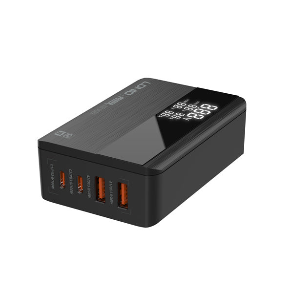 Cargador 100W LDNIO A4809C con 4 Puertos USB A y C