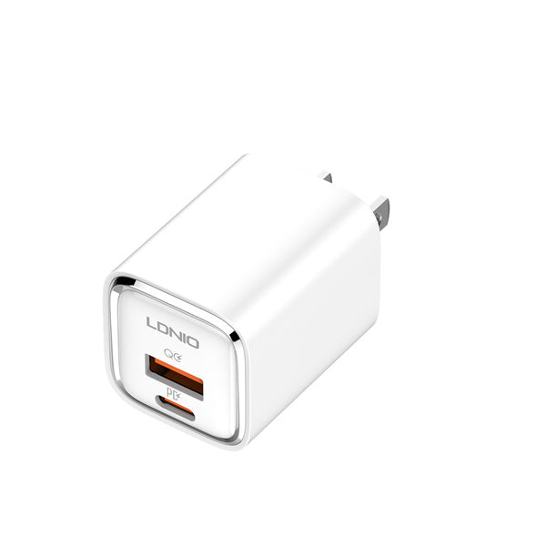 Cargador Rápido 30W LDNIO A2317L USB-C + USB-A