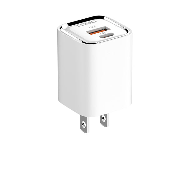 Cargador Rápido 30W LDNIO A2317L USB-C + USB-A