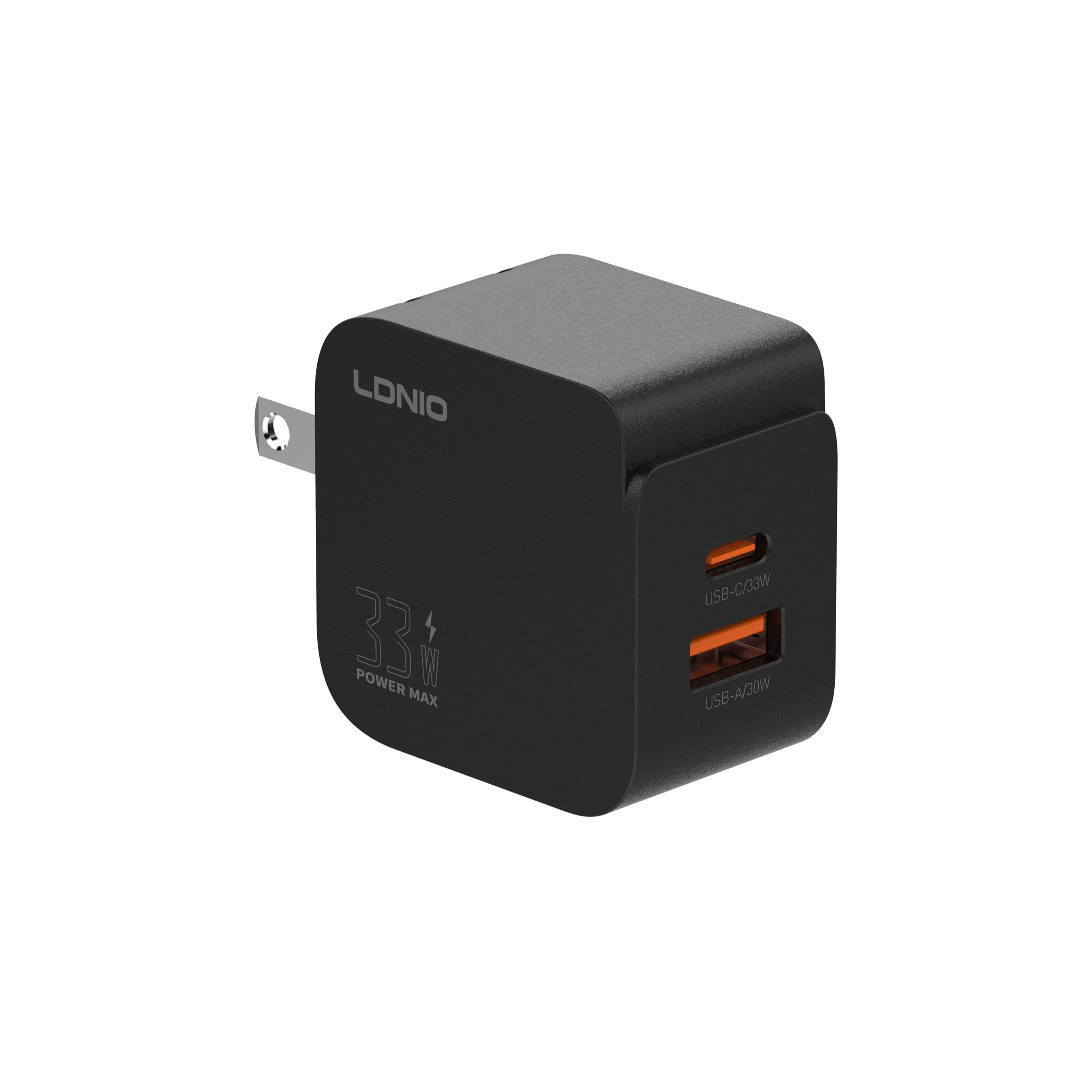 Cargador Rápido LDNIO Q2 33W USB-C/A Cable Incluido