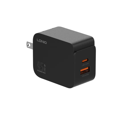 Cargador Rápido LDNIO Q3 45W USB-C/A Cable Incluido