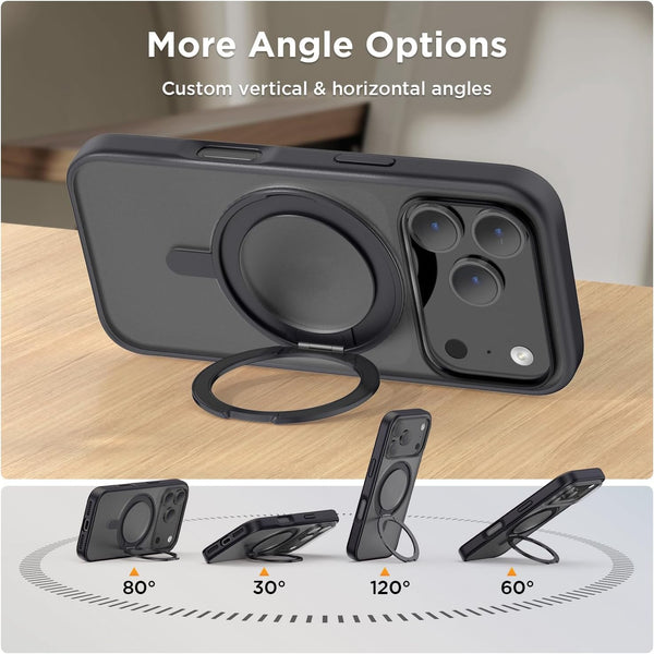 Case iPhone 17 Pro Max con MagSafe y Aro 360° Antigolpes