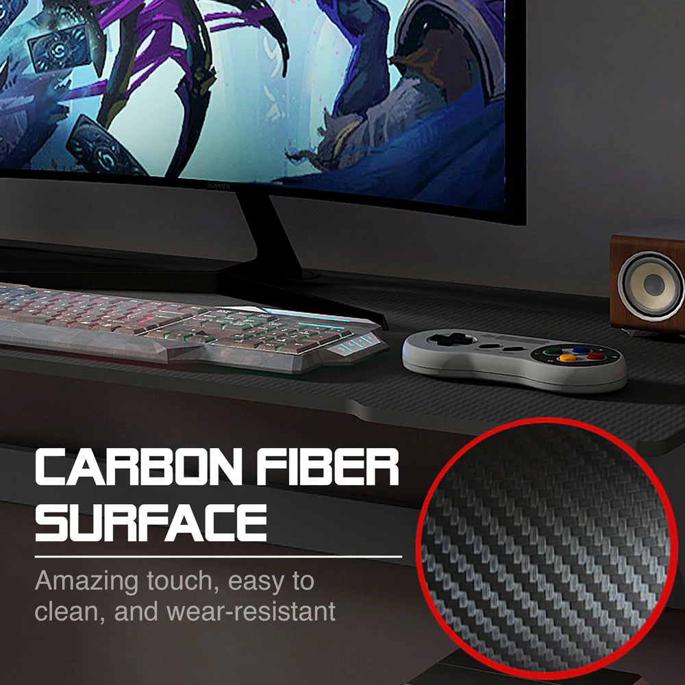 Combat Ergo Z47 Escritorio Gamer 47” con Superficie Fibra