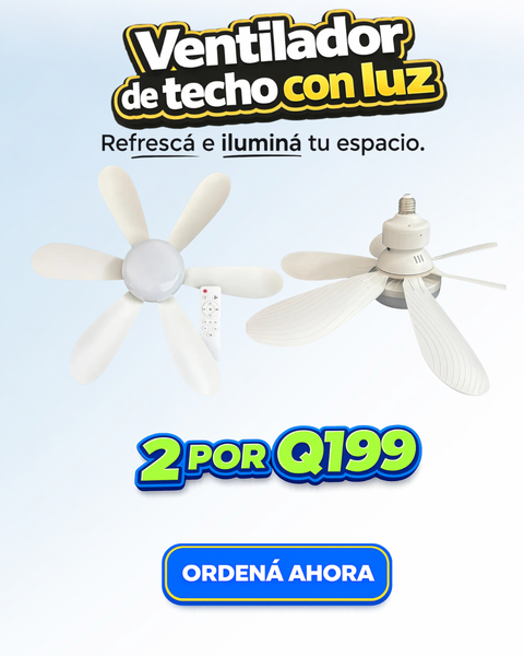 Ventilador de techo con luz Lighzoo 30W E27