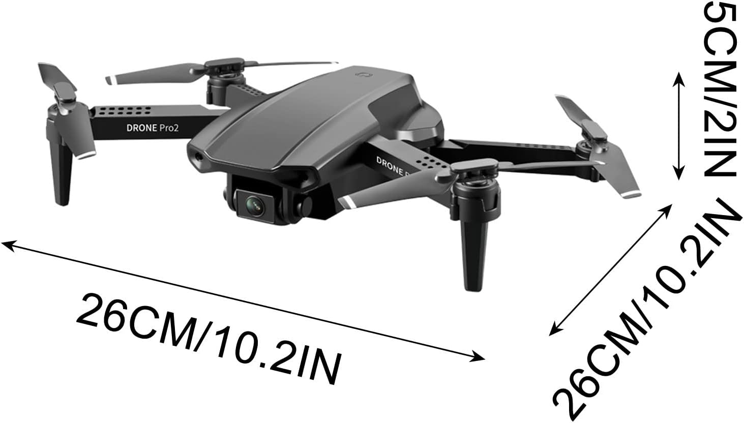Drone Mini Pro plegable con cámara y control remoto