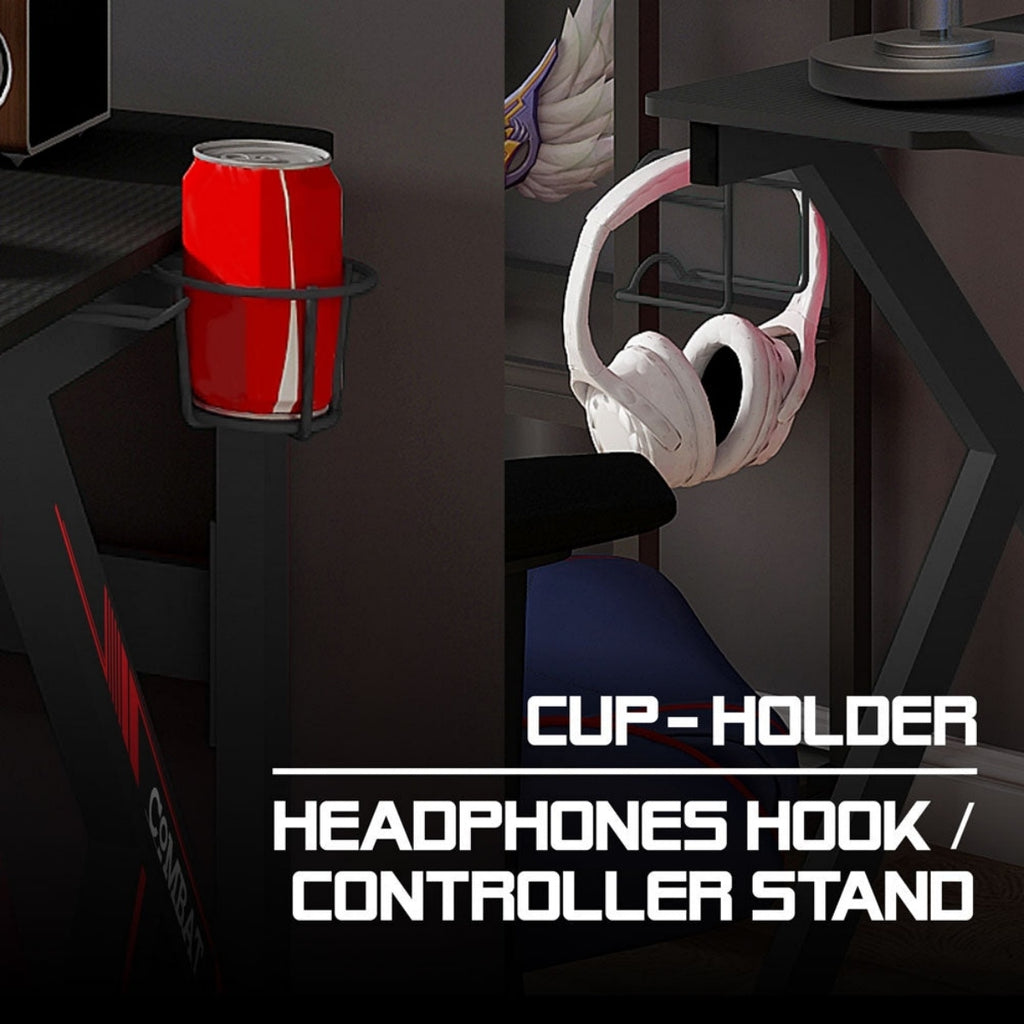 Escritorio Gaming Argom Ergo Z47 carbono