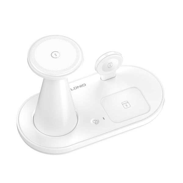 Estación Carga Inalámbrica 3 -en-1 LDNIO WL01 15W Magnética