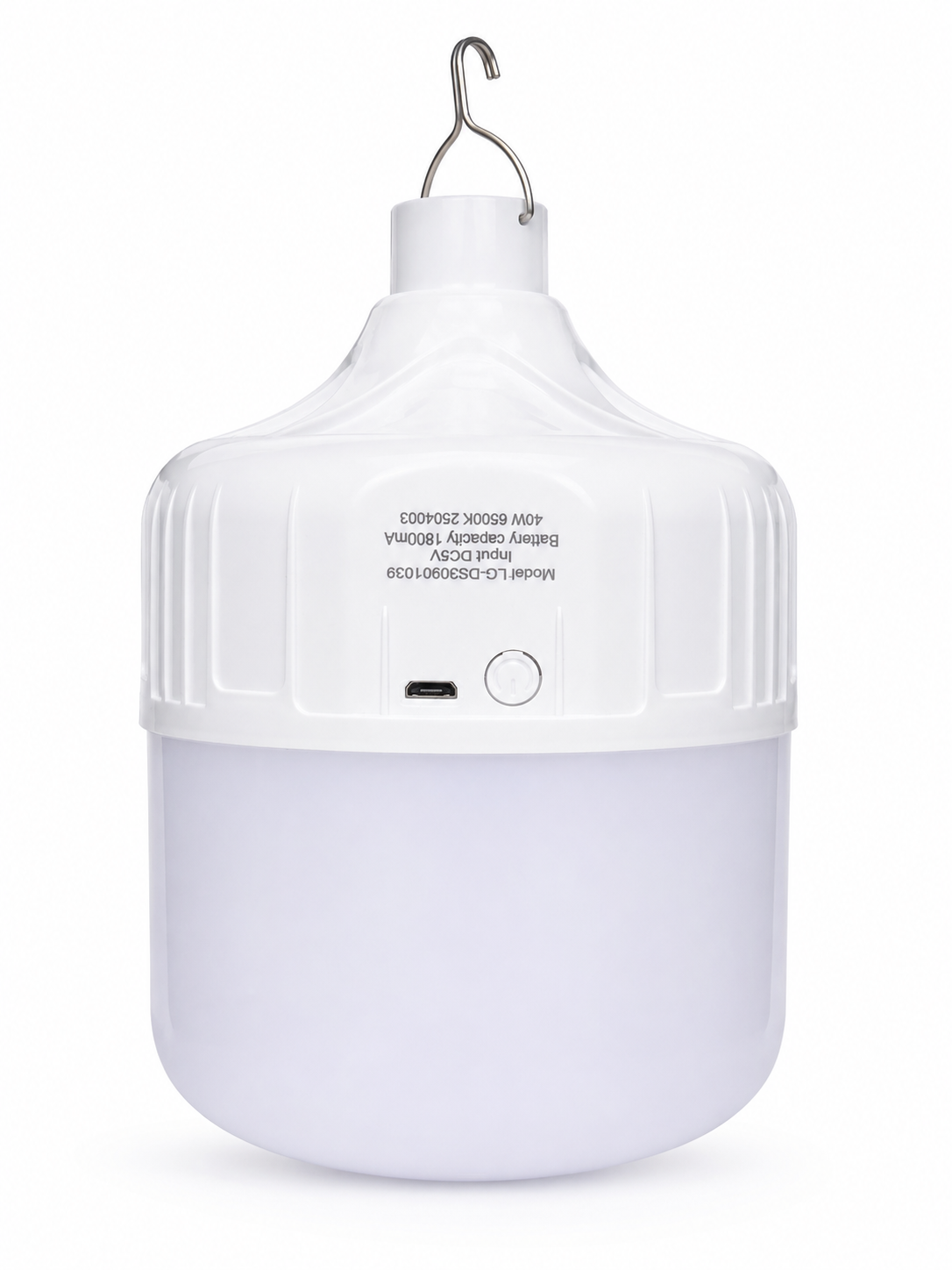 Foco LED Recargable 40W USB con Gancho