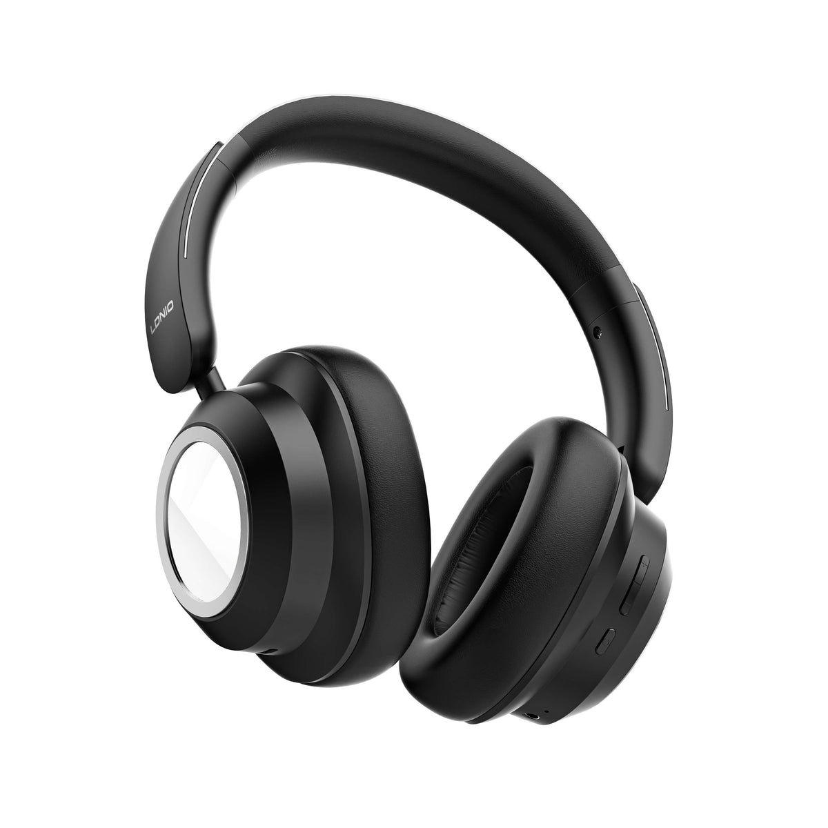 Audífonos LDNIO H01 Bluetooth 5.4 Cancelación de Ruido ANC y RGB BK