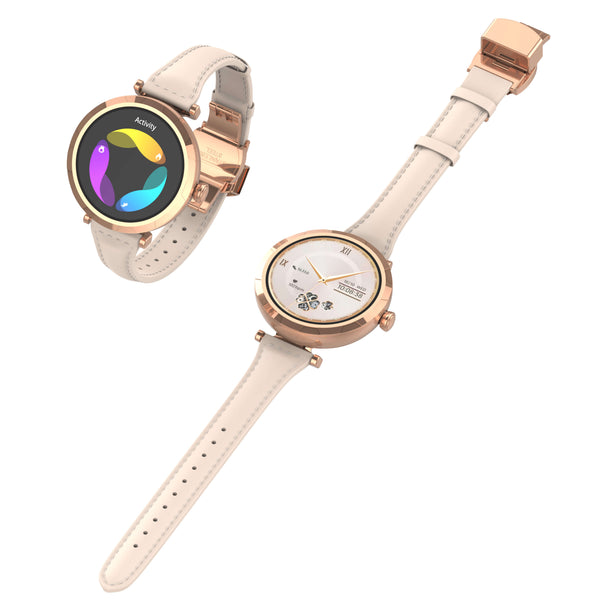 Smartwatch para Mujer LDNIO SW02 Redondo Dorado