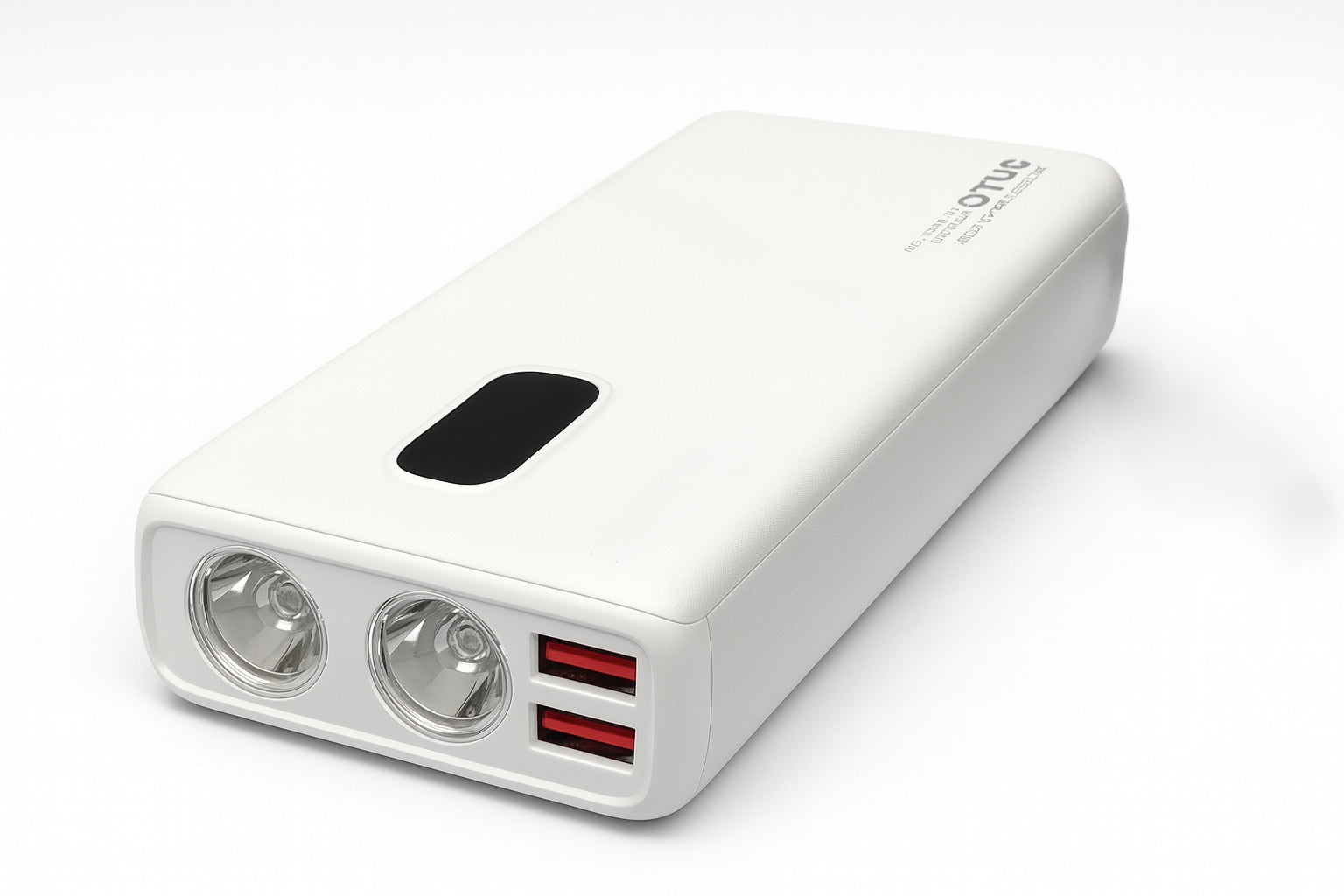 Power Bank OTU PB-203 20 000 mAh con Linterna LED Dual y Pantalla Digital