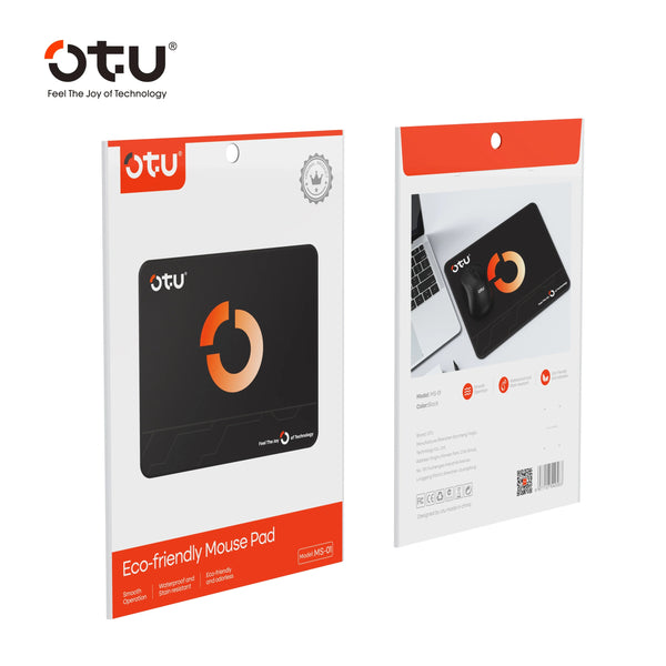 Mouse Pad ecológico OTU MS-01 antideslizante e impermeable de 4 mm