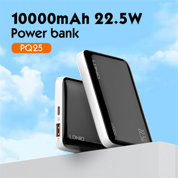 Power Bank LDNIO PQ25 10000mAh Carga Rápida 22.5W