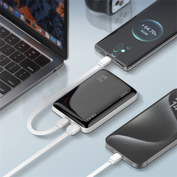 Power Bank LDNIO PQ25 10000mAh Carga Rápida 22.5W