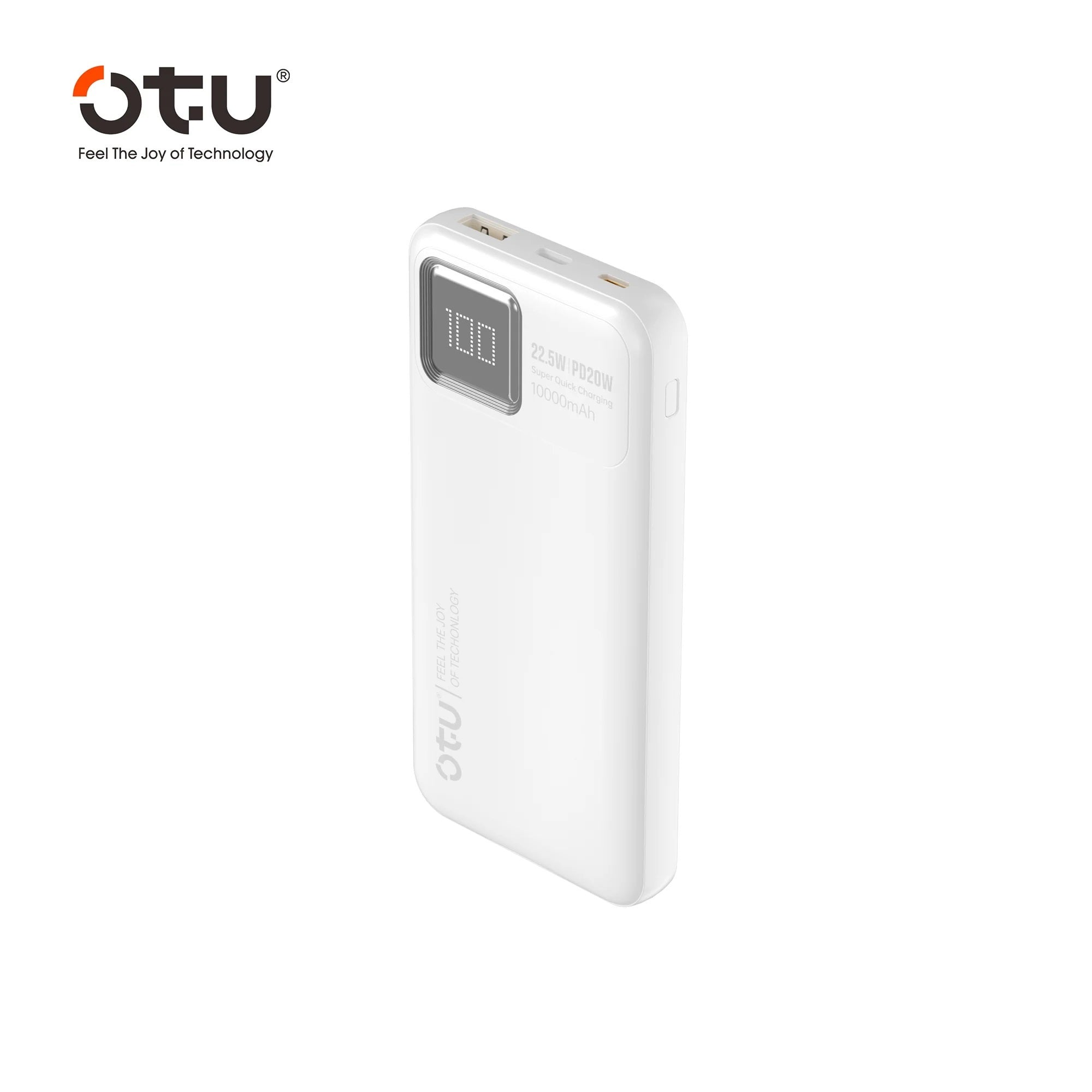 Power Bank OTU PB102 10000 mAh Carga Rápida con pantalla digital