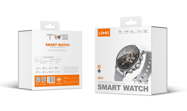 Reloj Inteligente LDNIO SW01 con Pantalla AMOLED 1.58” IP68