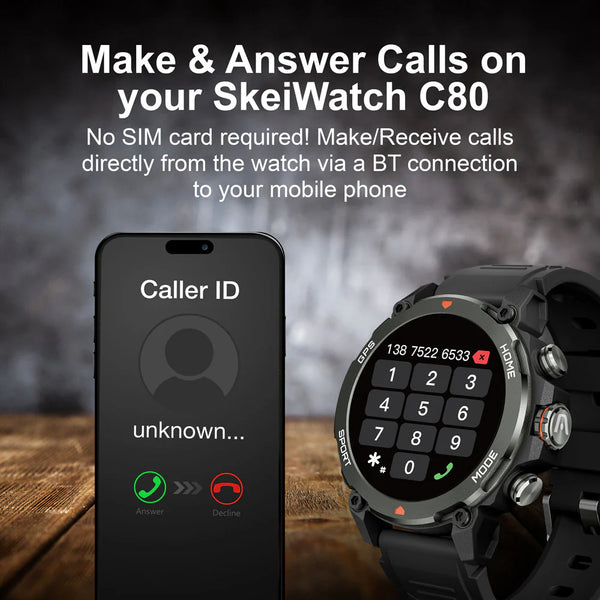 Reloj Inteligente Skei C80 AMOLED 1.43
