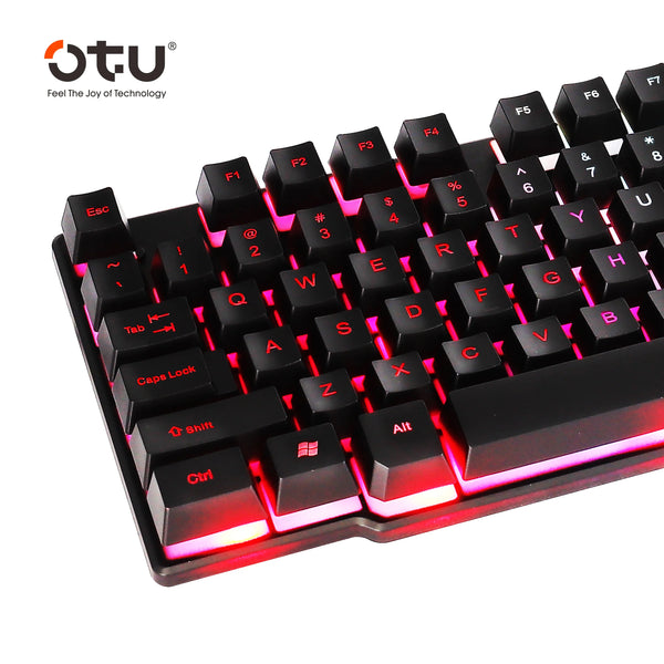 Teclado Gamer OTU JP-02 con retroiluminación RGB