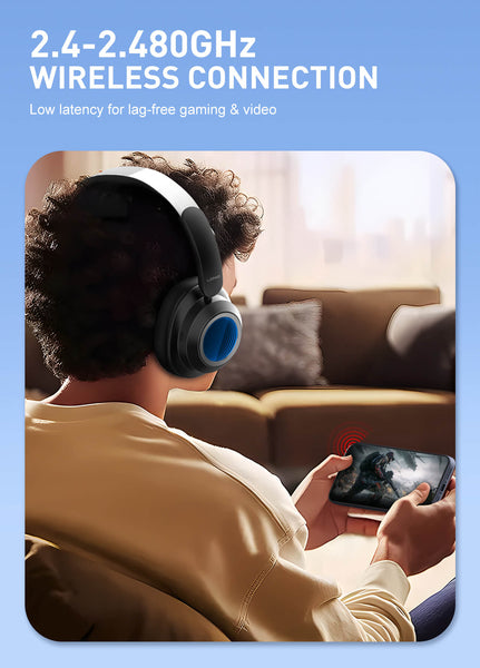 Audífonos LDNIO H01 Bluetooth 5.4 Cancelación de Ruido ANC y RGB